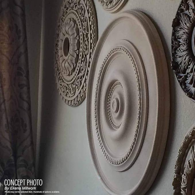 Ekena Millwork CM26ATBRS Attica with Rose Ceiling Medallion, Brass