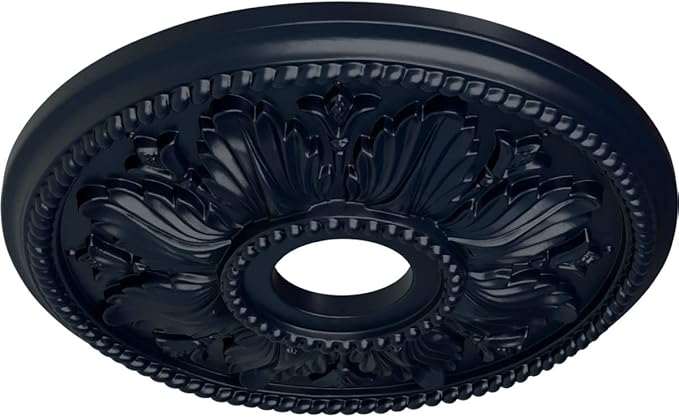 Ekena Millwork CM18ED1MDF Edinburgh Ceiling Medallion, Midnight Dream