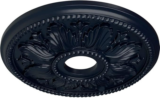 Ekena Millwork CM18ED1MDF Edinburgh Ceiling Medallion, Midnight Dream