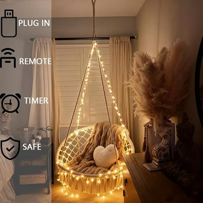 USB Fairy Lights Plug in, 33 Feet 100 LED Twinkle String Lights with Remote and Timer, Waterproof 8 Modes for Bedroom Indoor Wreath DIY Party Wedding Christmas Holiday Decoration(2 Pack Warm White)