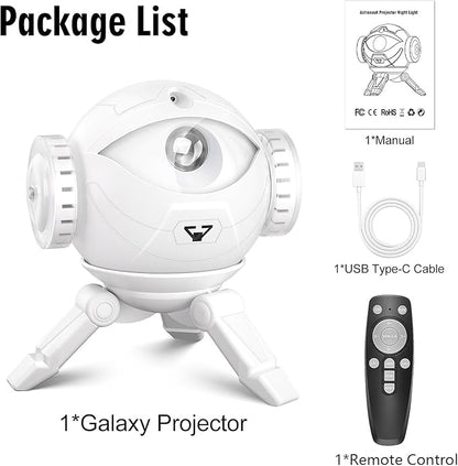 Star Projector Galaxy Night Light, Astronaut Space Projector with 8 Colors LED Nebula, Starry Ceiling LED Lamp with Remote, Adjustable Head Angle & Brightness,Kids Room Decor, Christmas Birthday Gifts