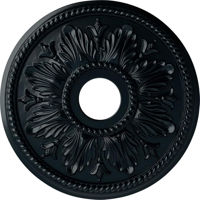 Ekena Millwork CM18ED1NSF Edinburgh Ceiling Medallion, Night Shade