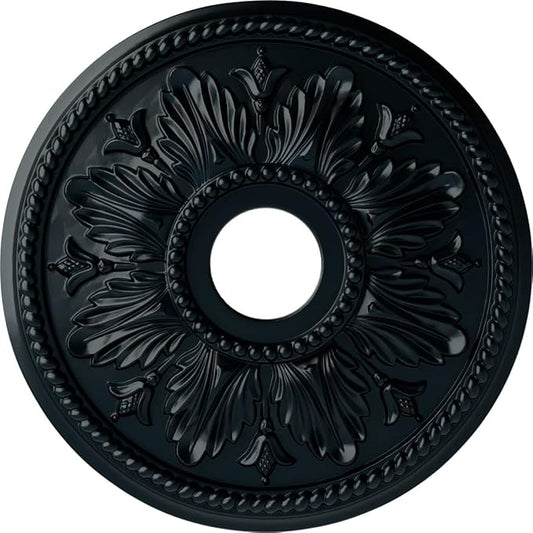 Ekena Millwork CM18ED1NSF Edinburgh Ceiling Medallion, Night Shade
