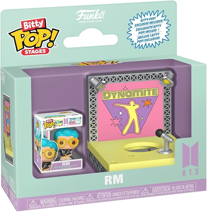 Funko Pop! Bitty Stages: BTS - Dynamite - RM - Collectable Vinyl Figure - Gift Idea - Official Merchandise - Toys for Kids & Adults - Kpop Fans