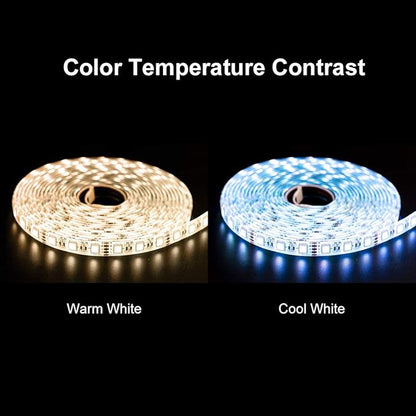 BTF-LIGHTING RGBW LED Strip Lights,UL Listed,5050 4 Colors in 1 RGB + 6000K-7000K Cool White,24V DC,16.4ft/5m 60LEDs/m 12mm Black PCB, IP30 for Home Decoration(No Adapter or Controller)