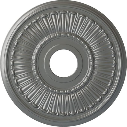 Ekena Millwork CM16MLSLS 16" x 3-5/8" x 3/4" Melonie Ceiling Medallion, Silver