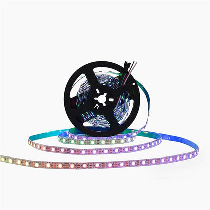 DC5V SK6812 (Similar WS2812B) RGBW RGB+Neutral White LED Strip Light 60leds/Pixels/m Individually Addressable 4 Color in 1 LED Dream Color (16.4ft(5m) 300leds, IP30) (No Adapter or Controller)