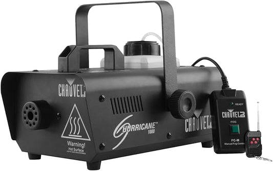 CHAUVET DJ Hurricane 1000 Compact Fog Machine with wireless Remote