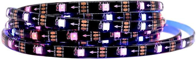 DC5V SK6812 (Similar WS2812B) RGBW RGB+Warm White 30leds/Pixels/m LED Strip Light Individually Addressable 4Color in 1LED (16.4ft(5m) 150leds, IP65) (No Adapter or Controller)