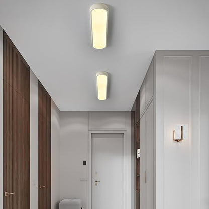 Qcyuui Dimmable LED Ceiling Light with Remote,39.4 in Long Ceiling Light Fixture,Modern Flush Mount Ceiling Lamp,Kitchen Lighting Fixtures Ceiling for Office Bedroom Hallway(Cream/48W)