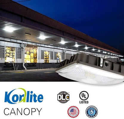 Konlite - 40W (5450LM) Residential & Commercial Indoor & Outdoor Lights for Shops, Garages & More, Outdoor Light Fixture, UL, Dark Bronze