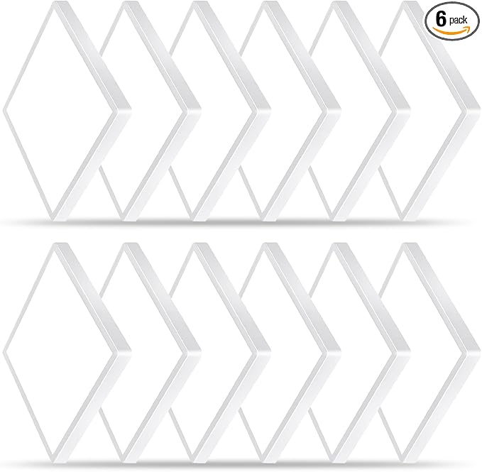 12 Inch Square LED Flush Mount Ceiling Light, 24W, 2520LM, 3000K/4000K/6000K CCT Selectable, Flat Panel Light, Low Profile, Fits for Hallway, Kitchen, Bedroom, Laundry Room (White, 12" 12PK)