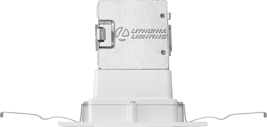 Lithonia Lighting 4JBK SQ 30K 90CRI MW M6 Canless Kit, Square, Matte White