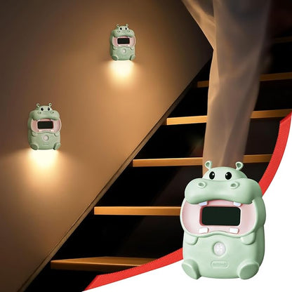Light-Powered Motion Sensor Night Light, Magnetic Wall Mount/Tabletop, Auto On/Off, 3000K Warm White for Bedroom, Hallway, Bathroom, Kids Room, Best Thoughtful Gift for Holiday & Birthday