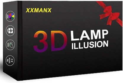 Boys Toys Night Light for Kids, 3D Illusion Lamp Touch Control Dynamic Colors Changing with 3 Pattern Kids Toys Christmas Gifts for Men Boys