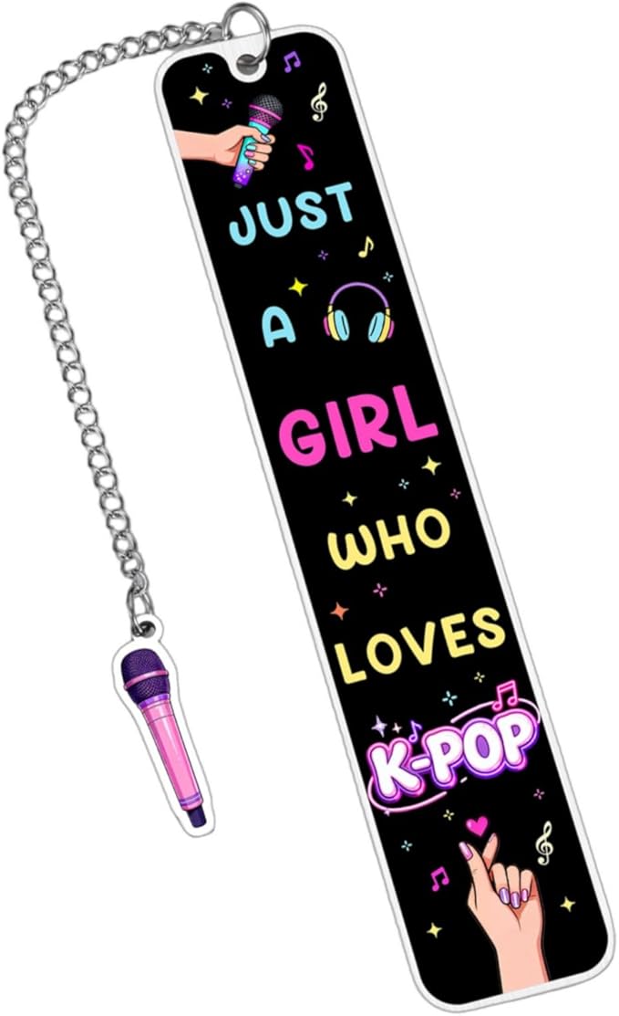 Kpop Graduation Bookmark - K-Pop Gift Bookmark for Kpop Music Lover, Kpop Merch, Korean Drama Book Maker Gift for K-Pop Lover, Korean Drama Gifts for Women Friends, K Pop Gifts for Teen Girl Women