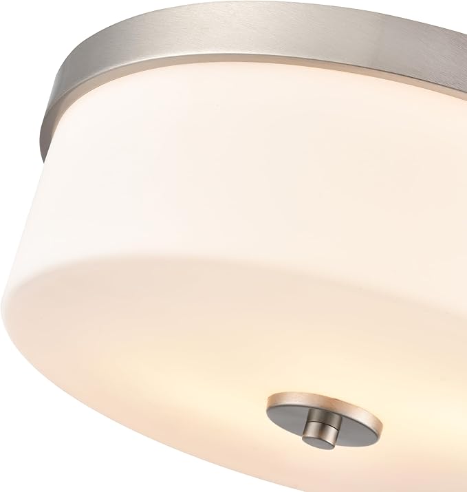 ML Lighting 214102-BN Laphia 13.25" Wide 2-Light Flushmount - Brushed Nickel