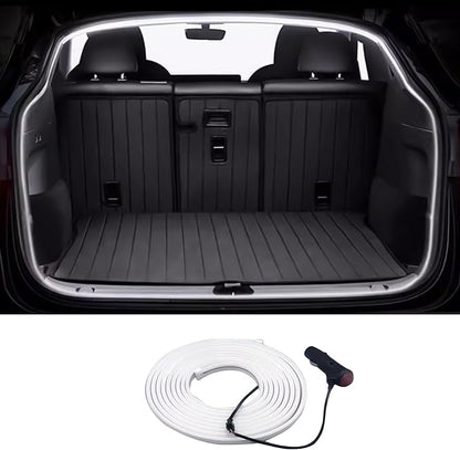 Tlyard Trunk LED Lights Strip for Tesla Model Y 2020-2025 Back Interior Frunk Lightning Waterproof &High Brightness Strip for Tesla Model Y Accessories Cool White