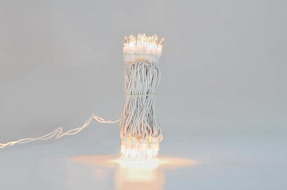 Brite Star 300 Lt String to String Lights, Clear, White Wire