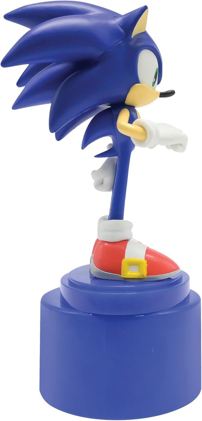 Lexibook, SEGA Sonic The Hedgehog, LED Pocket Night Light for Children's Room, Soft Light, Battery Operated, Blue, NLJ01SN