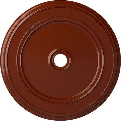 41 1/8"OD x 4"ID x 2 1/8"P Classic Ceiling Medallion (Fits Canopies up to 5 1/2"), Hand-Painted Firebrick