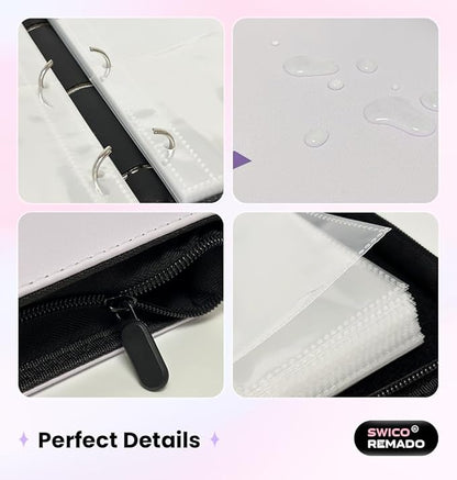 Cute Photocard Binder 400 Pockets Photocard Holder Book Photo Album for Lomo Cards