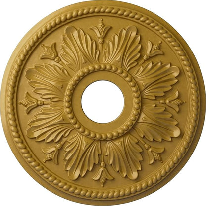 Ekena Millwork CM18ED1IGS Edinburgh Ceiling Medallion, Iridescent Gold