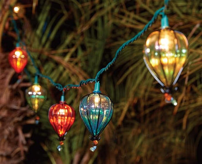 DOGHLY 11FT Fairy String Lights with 10 Color Bulbs Decorations, Outdoor Tropical Beach Theme Lights Patio String Lights for Party Camping Wedding Decor, UL Listed, Connectable, 4 Pcs