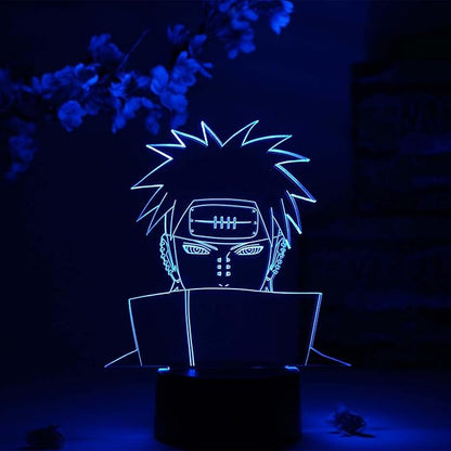 Otaku Lamps Pain Naruto – Anime Night Light, 16 Color RGB LED – Gift for Otaku