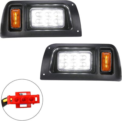 KEMIMOTO DS LED Light Kit Compatible with Club Car DS 1993 Newer Models, Golf Cart Street Legal LED Headlight Tail Light Kit for Gas Electric Models