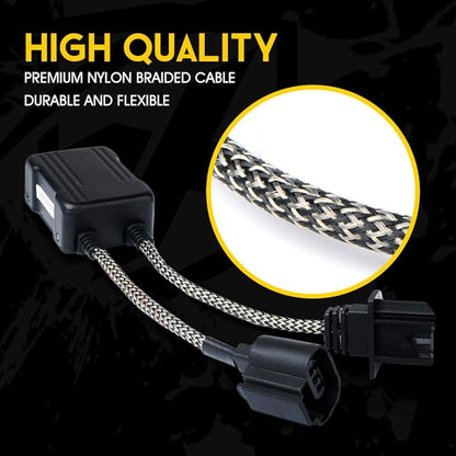 Xprite H13/9008 LED Canbus Decoder Anti Flicker Harness Error Free Resistor Capacitor for LED Headlight Bulbs, Pack of 2
