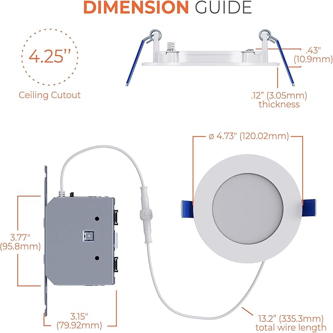 HALO HLB 4 inch LED Recessed Ceiling Light Canless Dimmable with Selectable Lumens and Selectable Color 27/30/35/40/5000K Wet Location Airtight Ultra Slim Indoor Outdoor with 2 Trims HLB4LSFS5-2TR