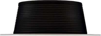 NICOR Lighting 6 inch Single Piece Baffle Trim, White (17503) (Pack of 2)