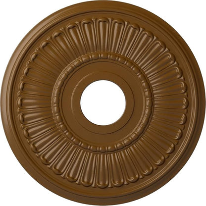 Ekena Millwork CM16MLSTF 16"OD X 3 5/8"ID X 3/4"P Melonie Ceiling Medallion Fits Canopies Up to 6 3/8", Smokey Topaz