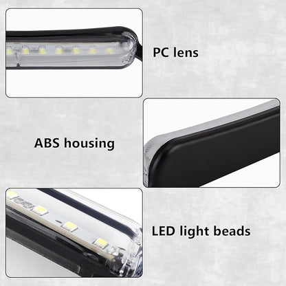 BFXM LED License Plate Light 12 V DC Universal License Plate Lights, Waterproof Tag Lamp Assembly Replacement LED Plate Light for Car Trailer UTV ATV Truck RV Boat