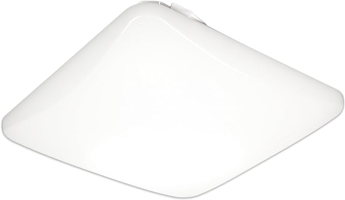 Lithonia Lighting FMLSL 11 14840 M4 Contractor Select Square 11-Inch LED Flush Mount Light White