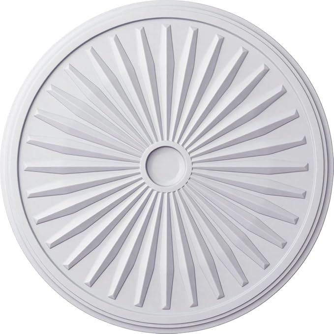 33 1/8"OD x 3 1/2"ID x 1 3/8"P Leandros Ceiling Medallion (Fits Canopies up to 5")