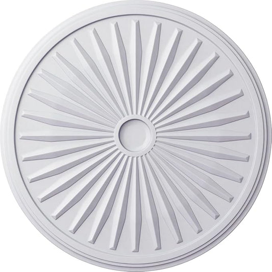 33 1/8"OD x 3 1/2"ID x 1 3/8"P Leandros Ceiling Medallion (Fits Canopies up to 5")