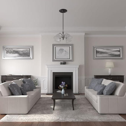 Ekena Millwork Baltimore Ceiling Medallion, Jet Black