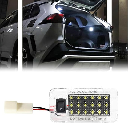 Led Luggage Compartment Light for Toyo-ta RAV4 2022 2023 2024 2025, Cargo Lamps Decorative Atmosphere Lamp, Rav4 Accessories Trunk Ceiling Lighting, 1 PC, White