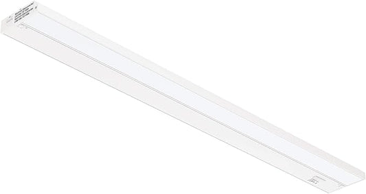 Getinlight 32-inch 3 Color Levels LED Under Cabinet Lighting, Hardwired or Plugged-in, Selectable White 2700K/3000K/4000K, Dimmable, White Finished, IN-0210-4