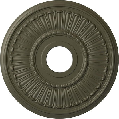 Ekena Millwork CM16MLWHF 16"OD X 3 5/8"ID X 3/4"P Melonie Ceiling Medallion Fits Canopies Up to 6 3/8", Witch Hazel