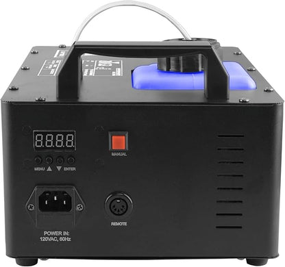 CHAUVET DJ – Geyser T6 Vertical Fog Machine | Pyrotechnic Style Fog Effect Without Toxic Chemicals or CO2 | Wireless and Timer Remote Control | Compact Design for Mobile Applications