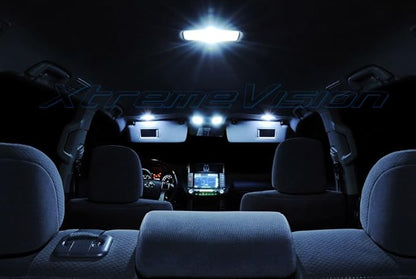 XtremeVision Interior LED for Dodge Charger 2011-2016 (16 Pieces) Cool White Interior LED Kit Package+ Installation