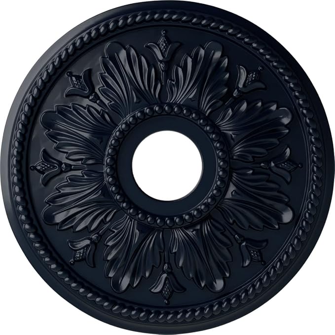 Ekena Millwork CM18ED1MDF Edinburgh Ceiling Medallion, Midnight Dream