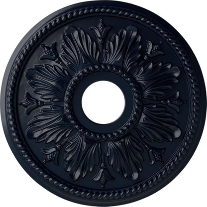 Ekena Millwork CM18ED1MDF Edinburgh Ceiling Medallion, Midnight Dream