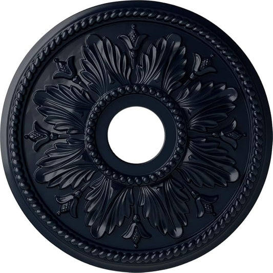 Ekena Millwork CM18ED1MDF Edinburgh Ceiling Medallion, Midnight Dream