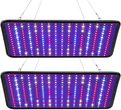 Grow Light for Indoor Plants - SERWING 200W LED Grow Light Full Spectrum, Plant Growing Lamp for Indoor Cultivation, Greenhouse, Grow Tent, Hydroponics (Full Spectrum)