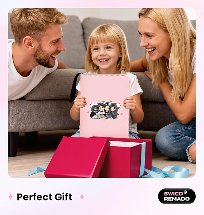 Cute Photocard Binder 400 Pockets Photocard Holder Book with Sleeves Photo Album for Lomo Cards