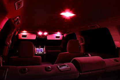 XtremeVision Interior LED for Honda Odyssey 2005-2010 (11 Pieces) Red Interior LED Kit + Installation Tool